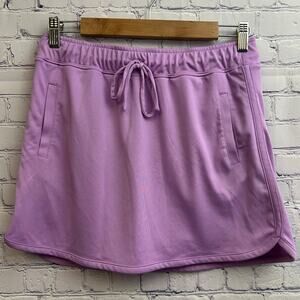 Callaway Purple Skort Drawstring Waist Medium Golf Summer Fall Athletic